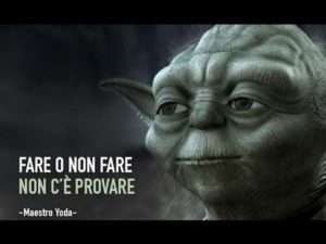 mantra di Yoda da Stars Wars